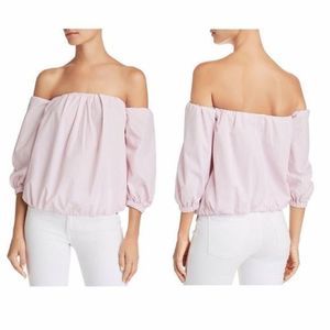 7 For all mankind Off shoulder top XS NWT